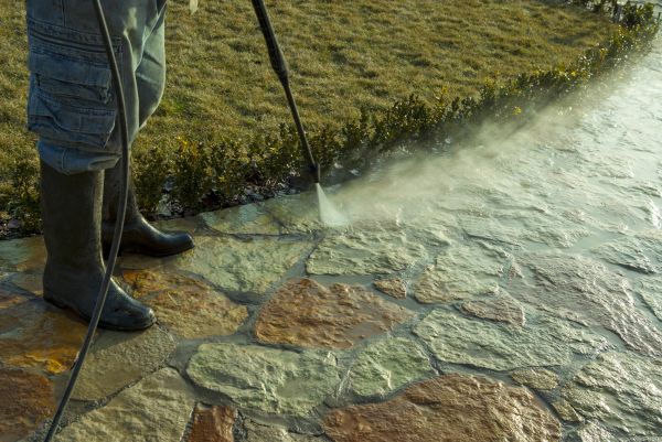 Stone Power Washing in Mill Valley