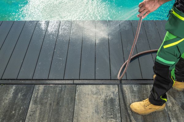 Pool Area Pressure Cleaning in Mill Valley