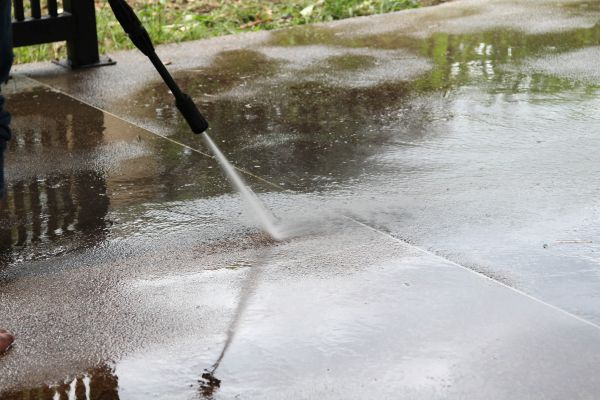 Concrete Deck Cleaning in Mill Valley