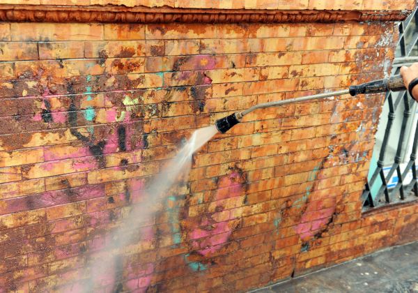 Brick Graffiti Cleaning in Mill Valley