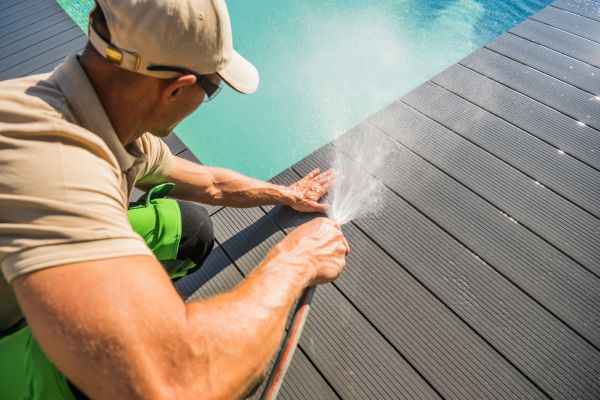 Pool Area Power Washing in Mill Valley